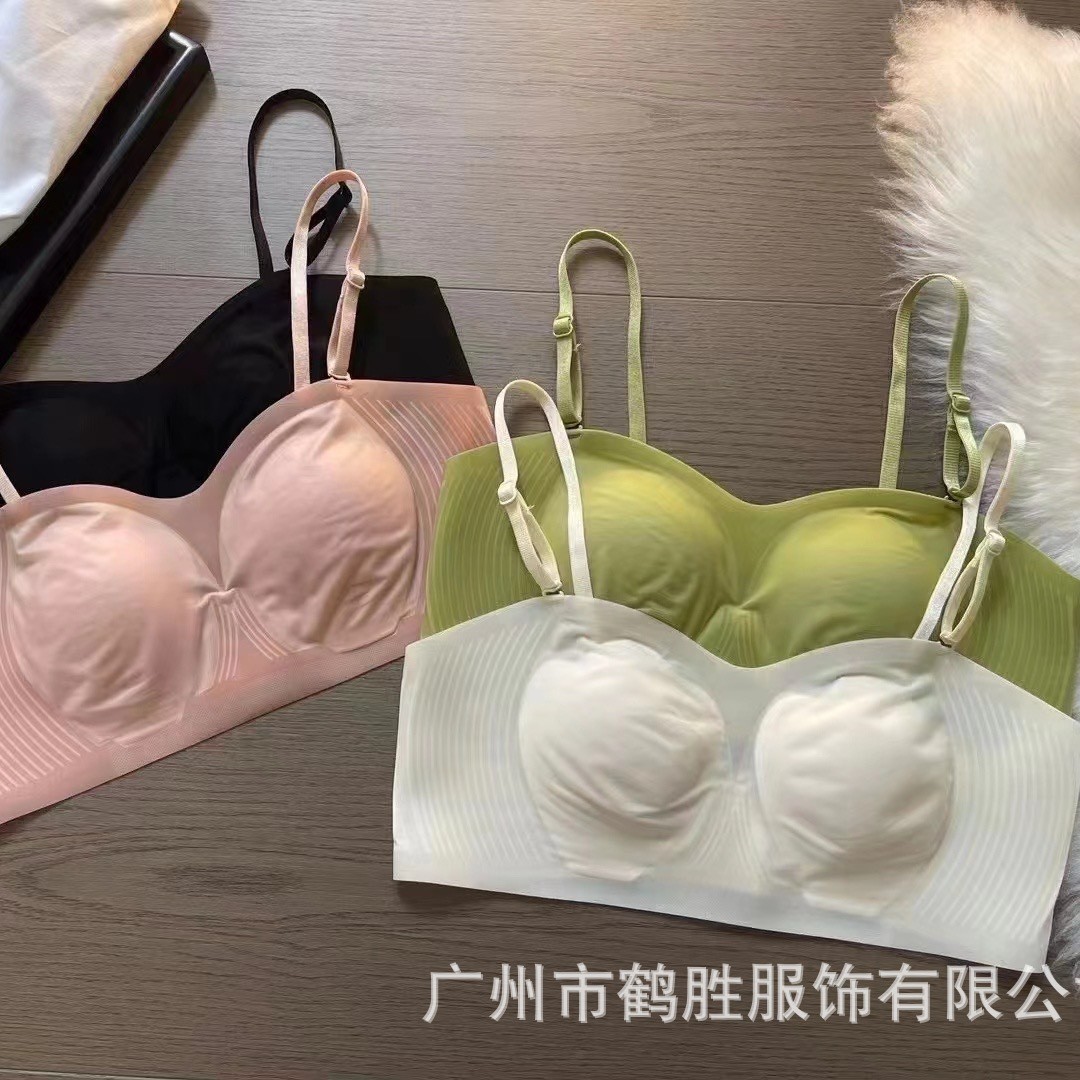 Venta directa de fábrica comercio electrónico transfronterizo Sudeste de Asia Vietnam Tailandia damas sin costuras sujetador de recogida lateral cómodo