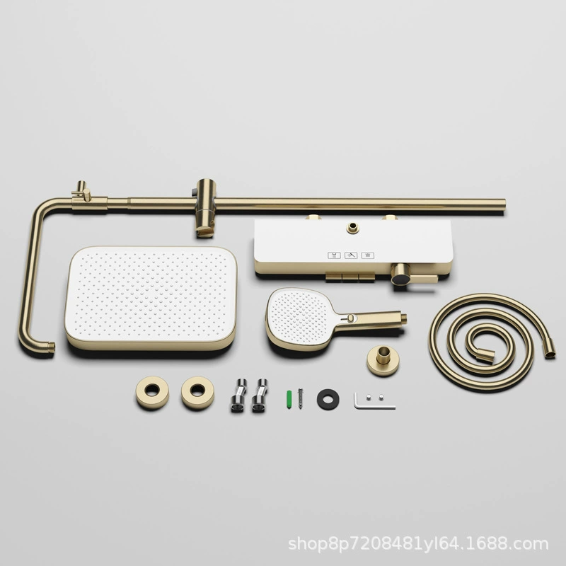 Shower set (MOSAI) full‑copper three‑function, anti‑scaling water‑saving high‑end finish