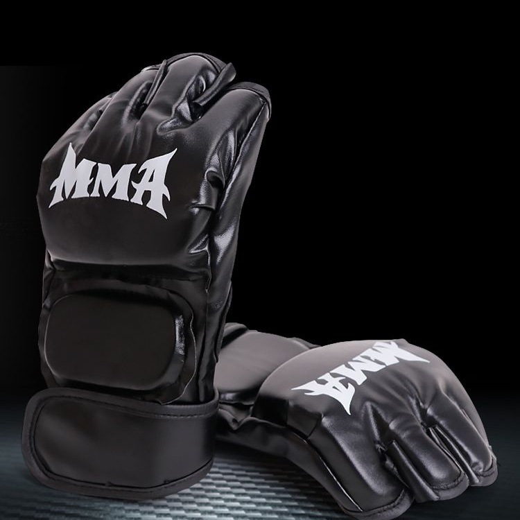 Boxing Gloves Half-Finger Adult Sanda Training Mma Fighting Ufc Muay Thai Fighting Fighting Sandbag Men's and Women's Boxing Gloves