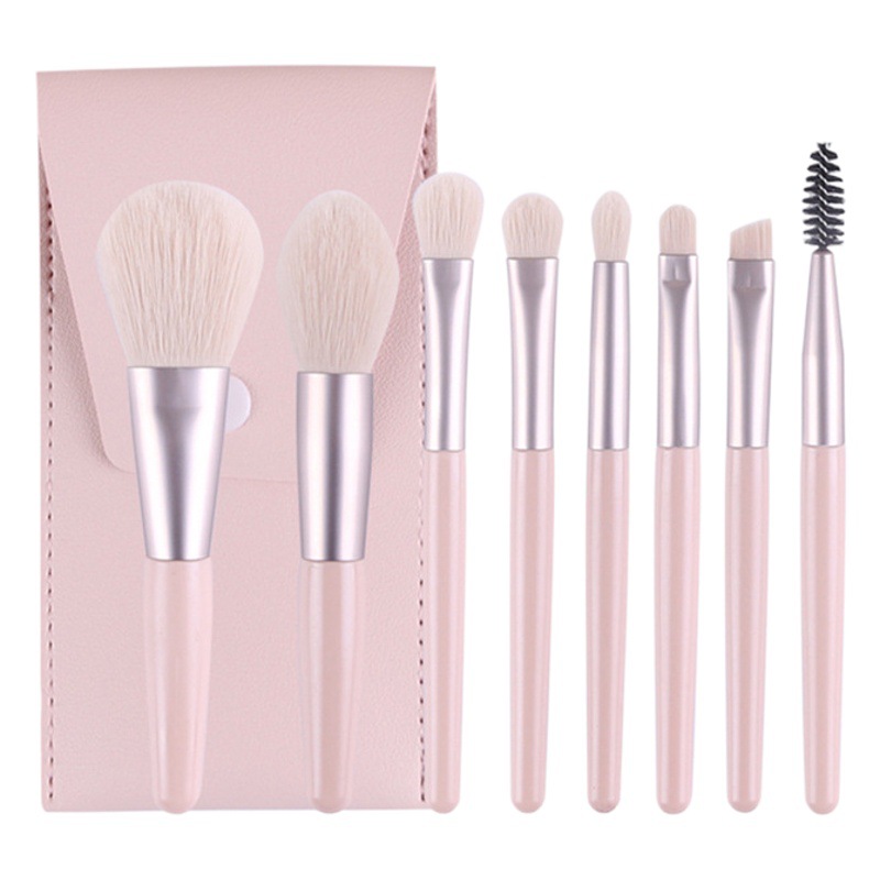 Zhuolya 8 mini pinceles de maquillaje traje al por mayor Morandi maquillaje portátil cepillo sombra de ojos Cangzhou belleza herramientas