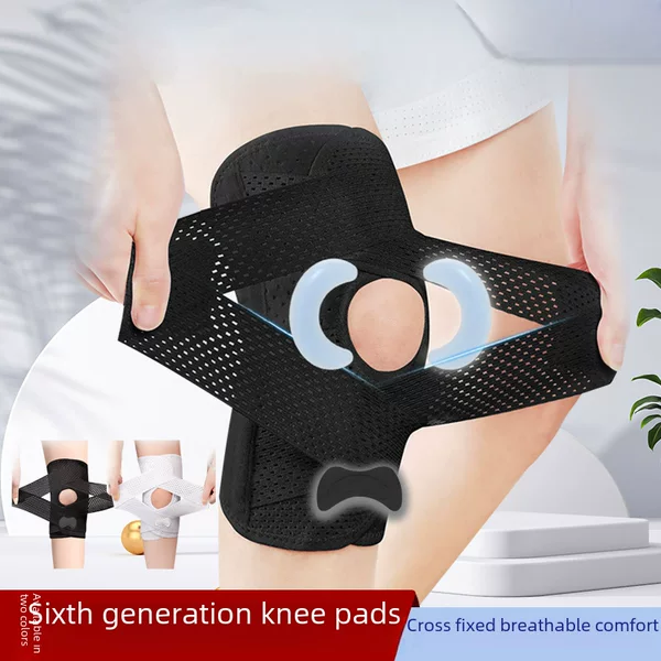Japan's sixth-generation breathable knee pads light sports running cycling mountaineering meniscus knee joint patella with cross-border