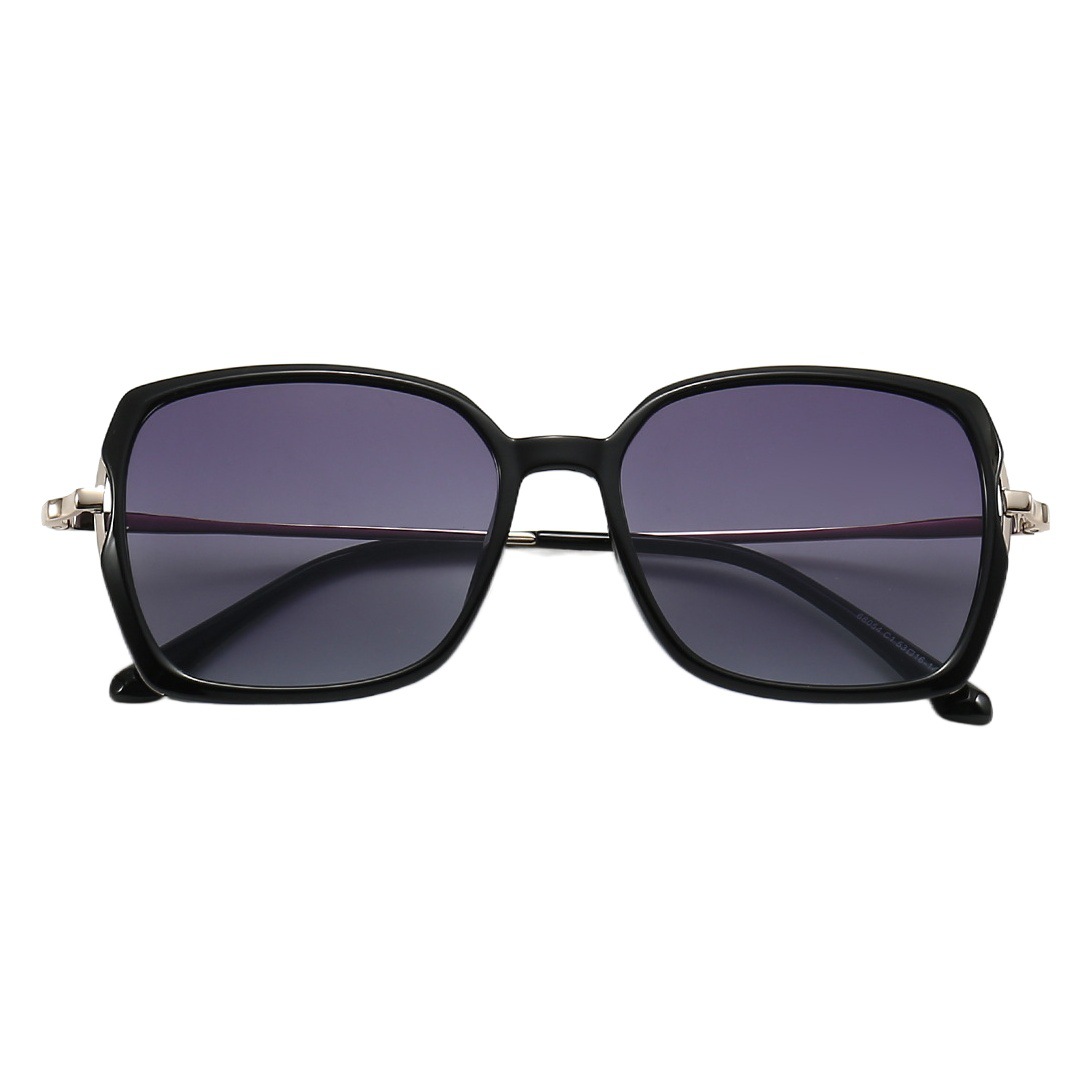 Gafas de Sol Polarizadas para Mujer de Placa y Metal, Protección UV400, para Protección Solar y Moda