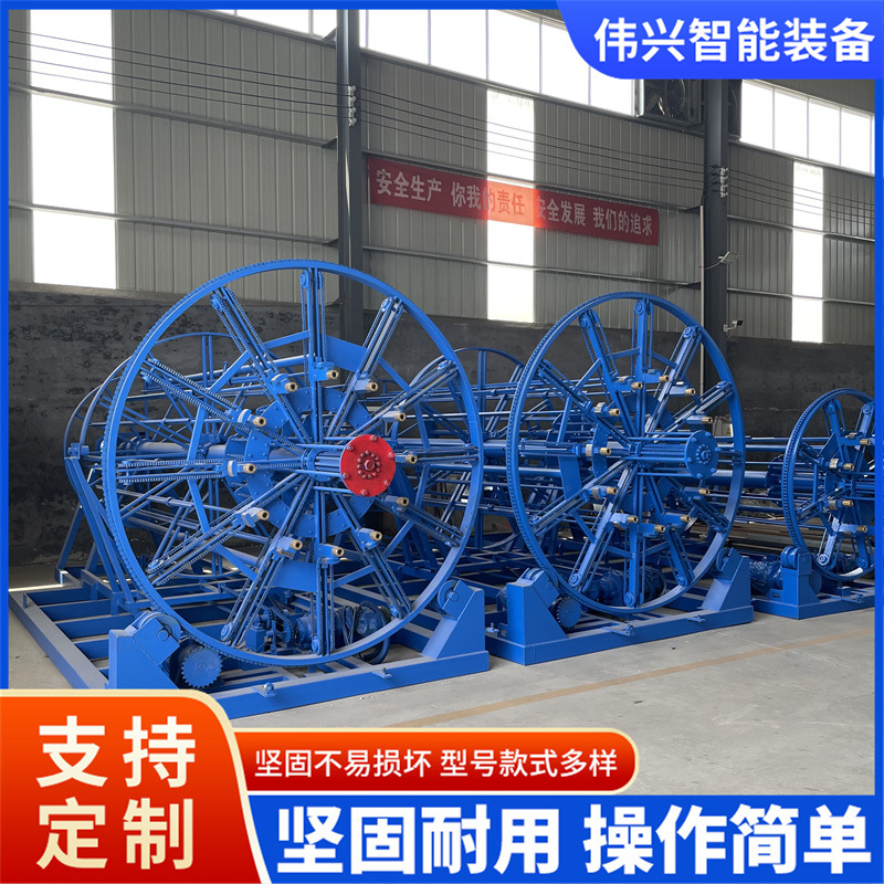 水泥管钢筋笼成型机 推筋式数控钢筋笼滚焊机 水泥管成型设备厂家