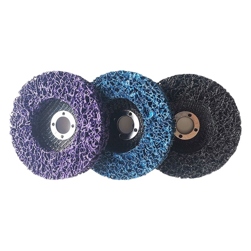 Pintura de eliminación de óxido pieza de molienda de diamante púrpura pieza de molienda de Diamante Negro hoja de coche eliminación de metal pintura eliminación de óxido de metal pulido