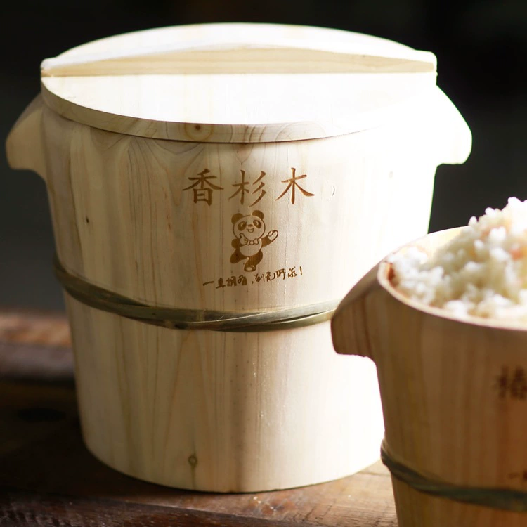 Бесплатная доставка, ведро для приготовления риса на пару из ароматной ели, бытовое ведро для приготовления риса на пару, рисоварка, коммерческая рисоварка большого размера.