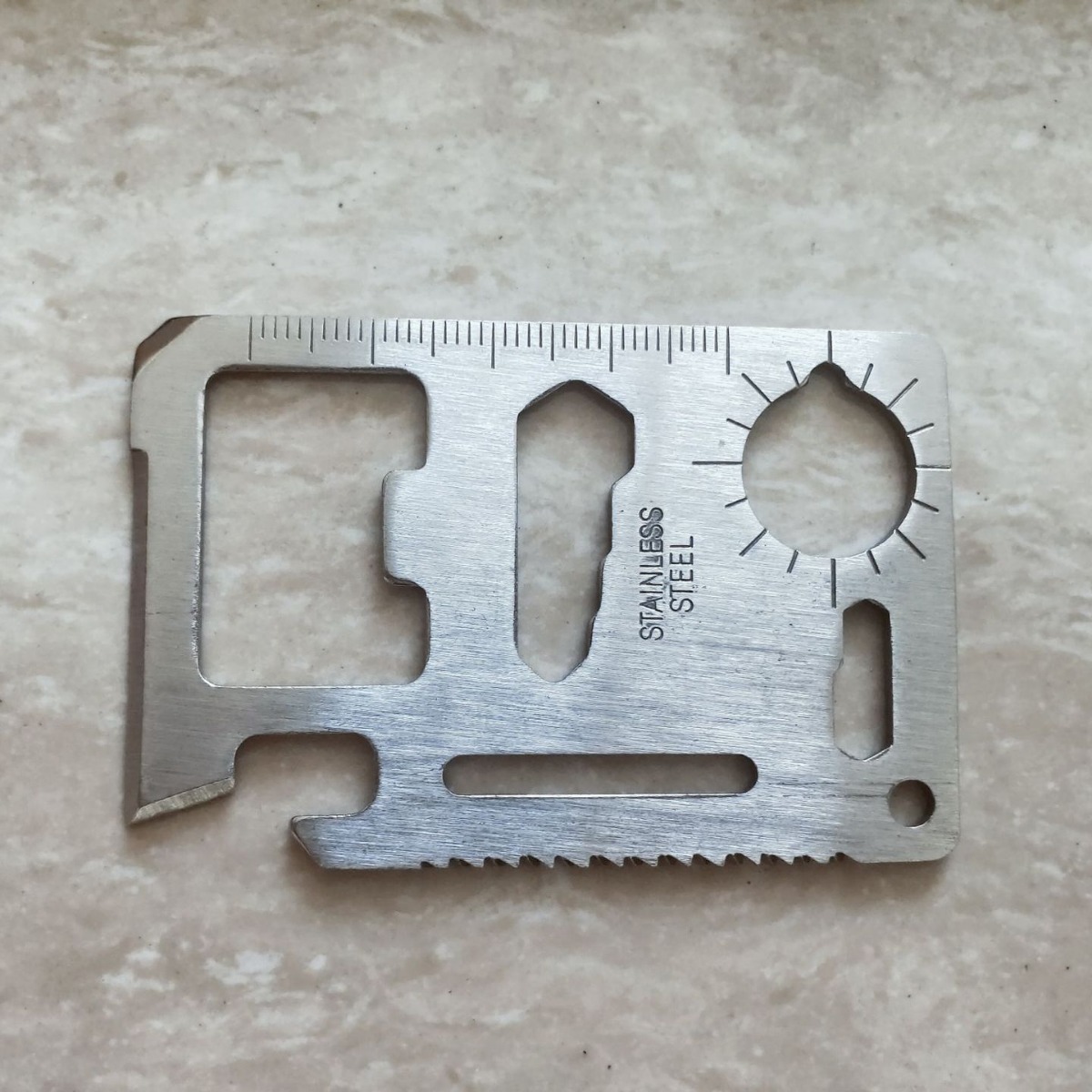 厂家生产   工具卡  户外求生野营工具卡 11合