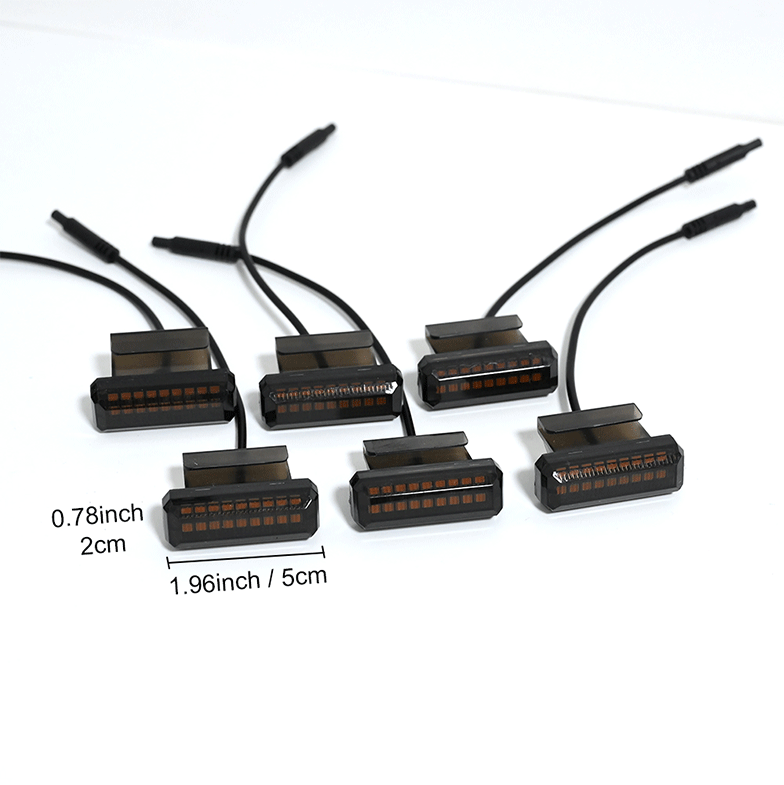 Car Grille Small Yellow Light Clip-On Led Light Suv Pickup Truck Off-Road Vehicle Grille Modification Universal Led Grille Light