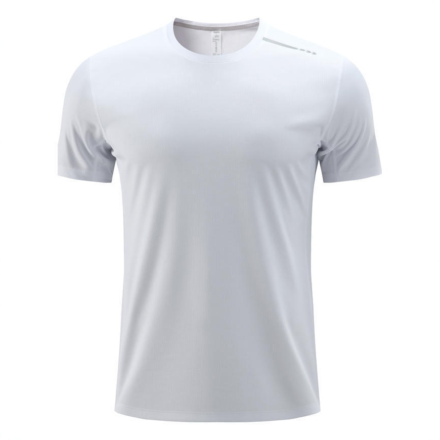 Correr camiseta de secado rápido logotipo impresa al aire libre ropa de trabajo fresca camiseta cultural de manga corta publicidad ordenada