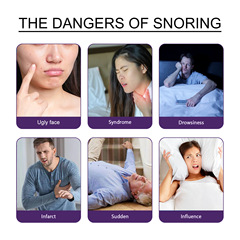 OUHOE Snore Stop Tape for Sleeping - Anti-Snoring Mouthpiece with Physical Expansion to Protect Sleep and Stop Snoring