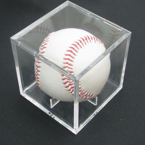 东莞厂家直销高透明亚克力棒球盒有机玻璃盒子亚克力上下盖盒子