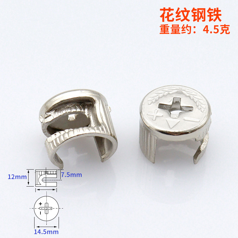 Jinrongda muebles 2 en 1 accesorios de gabinete sujetadores excéntricos sólidos conectores 3 en 1 accesorios de hardware