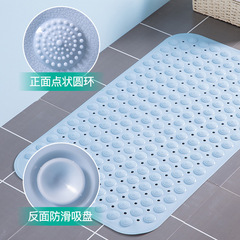 120*80 Eco-friendly, odorless ultra-soft bathroom shower non-slip mat, bathroom tub foot mat with suction cups