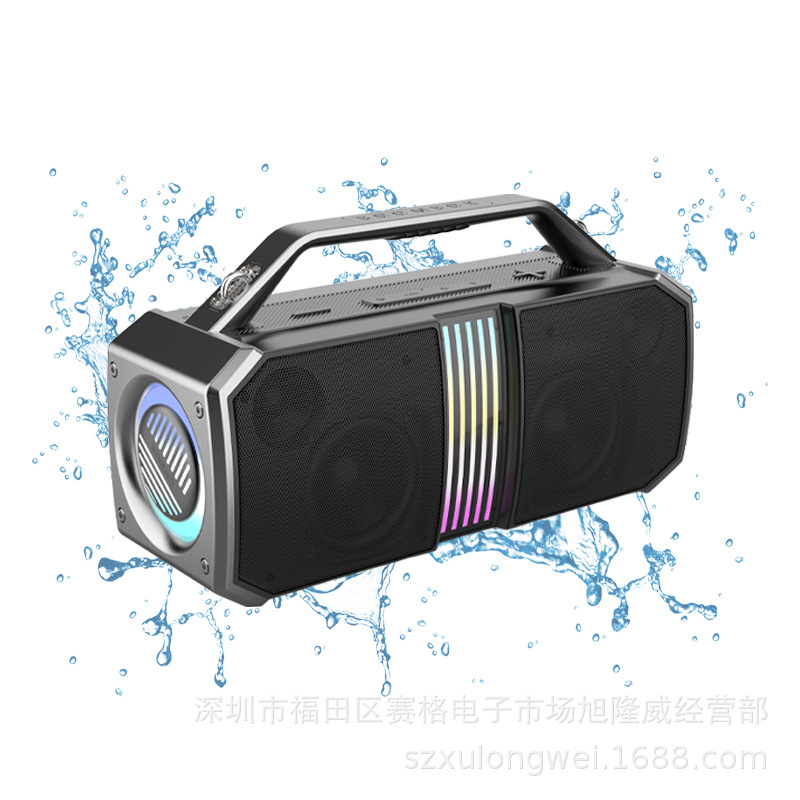 Nuevo altavoz Bluetooth deportivo portátil de alta potencia de 100 vatios al aire libre RGB sonido Bluetooth deportivo impermeable
