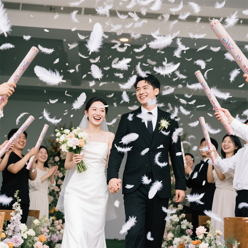 Confetti Cannon Wedding Celebration Fireworks Petal Spray Wedding Supplies Tube Proposal Feather Photo Handheld Tube Complete Fireworks