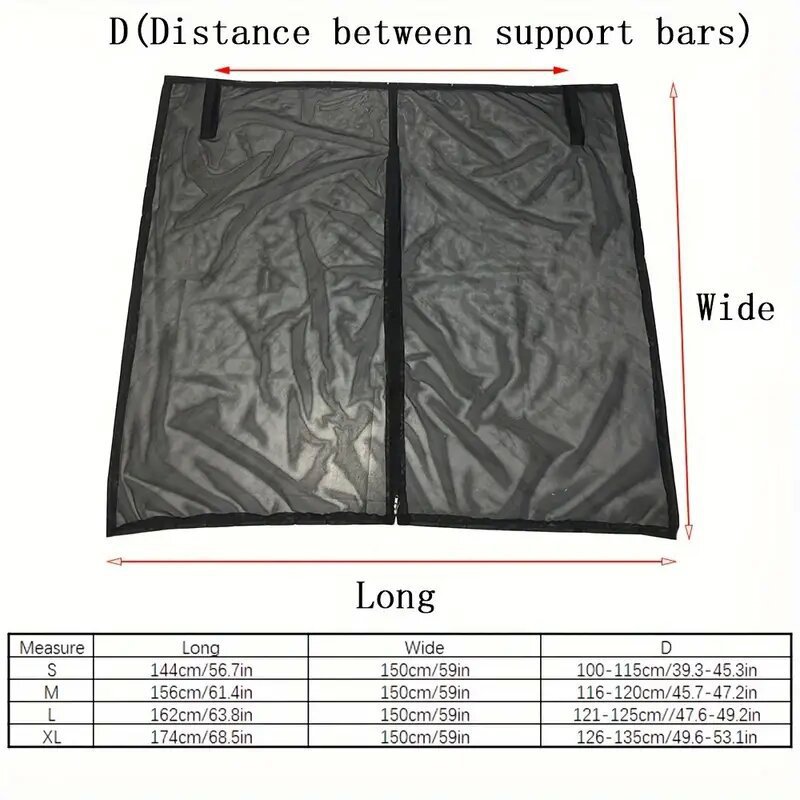 Car Trunk Mosquito Net, Magnetic Sunshade, Off-Road Business Vehicle Privacy Mosquito Net, Tailgate Insect-Proof Net Wholesale