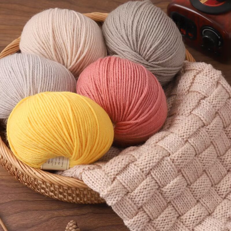 Merino 290 Medium-thick Wool Wool Woven Scarf Twig Hand-knitted Sweater Line DIY Hat Coat Baby Line