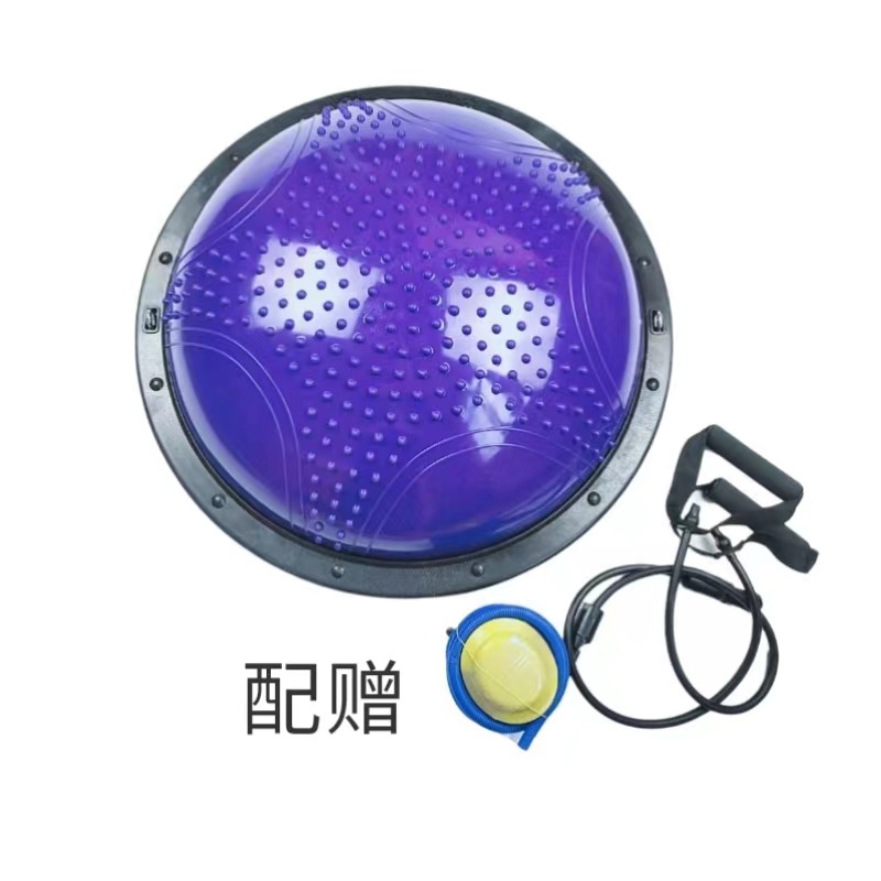58cm semicírculo equilibrio bola engrosada a prueba de explosiones bola de velocidad de onda 46cm yoga hemisferio pilates fitness yoga pelota