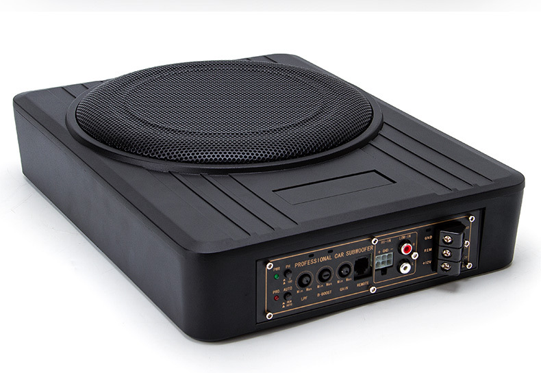 Factory Wholesale Car Audio Speakers, Super Bass Speakers, Modified 12V Seat-Mounted 10-Inch Active Subwoofer