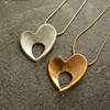 Brand fashionable pendant heart-shaped, necklace, chain for key bag , suitable for import, simple and elegant design, European style