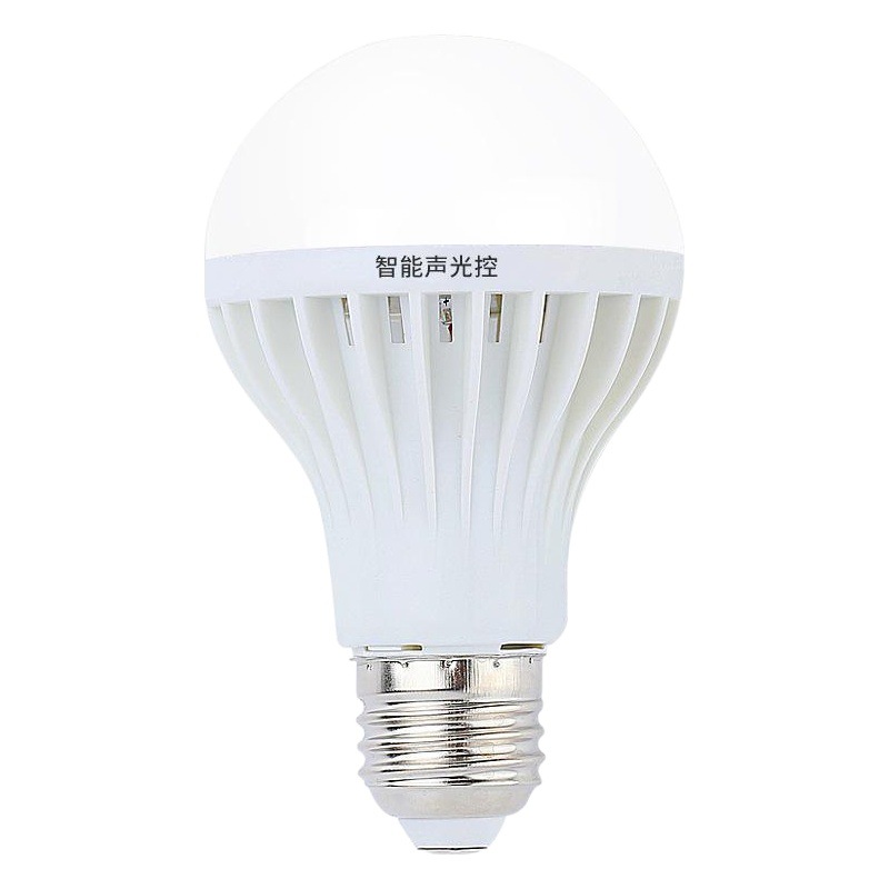 Bombilla LED con sensor de sonido y luz, bombilla con sensor infrarrojo para pasillo del hogar, bombilla de bajo consumo con sensor de sonido para pasillo y balcón