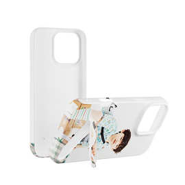 新品支架壳适用于苹果系列白色素材保护壳自定义DIY带支架手机壳