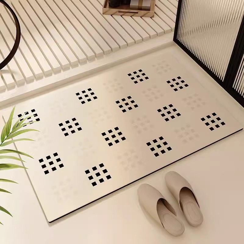 Badmat van technische stof antislip sneldrogend en absorberend_voghion.com