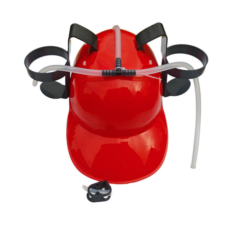 Sombrero casco paja para beber soda Coca-Cola cerveza casco para beber agua sombrero para beber casco para perezoso cabeza de sombrero para beber agua