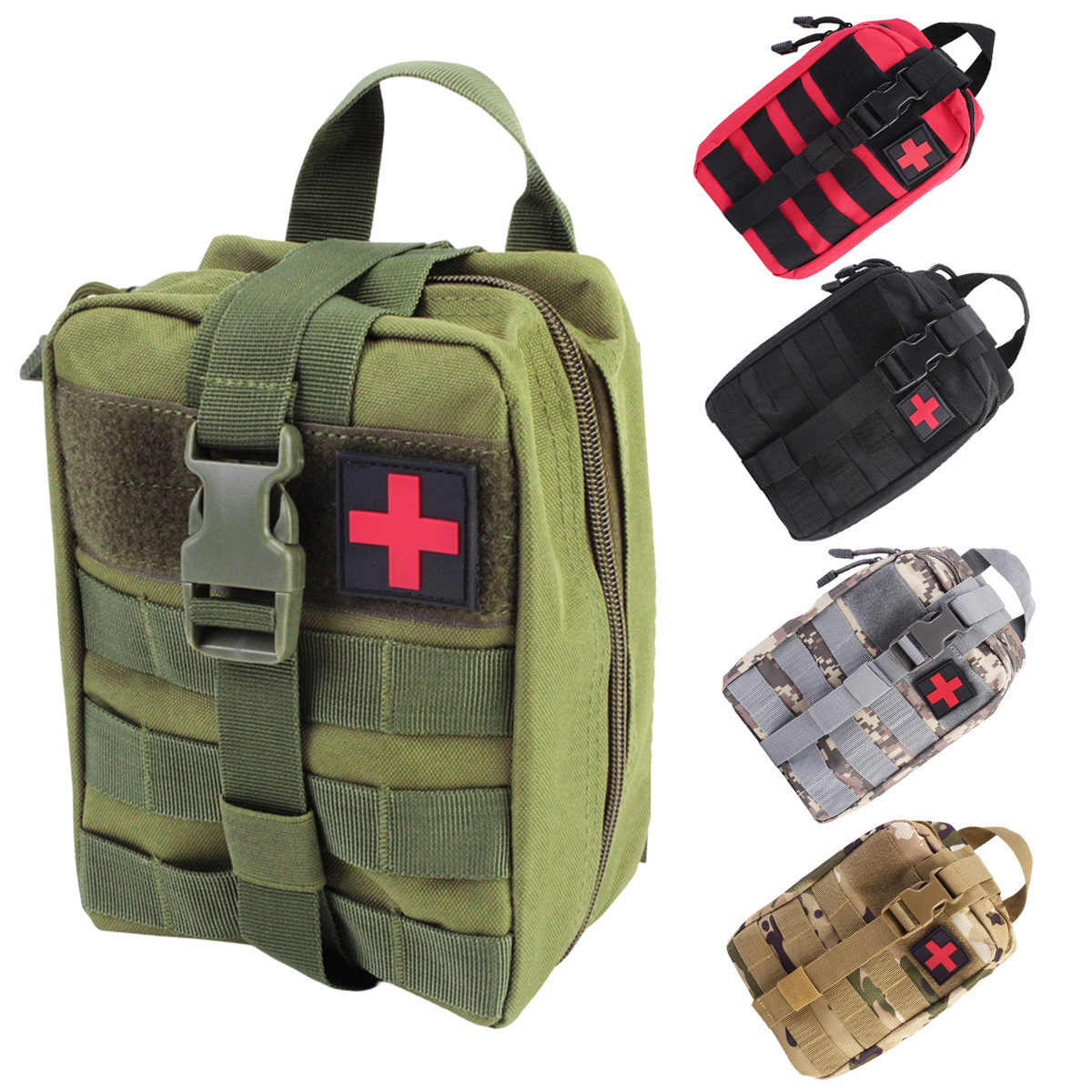 Tactical Bag Outdoor Medical Multifunctional Bag Tactical Bag Accessories Waist Bag Camouflage Bag Accessories Mountaineering Survival Bag