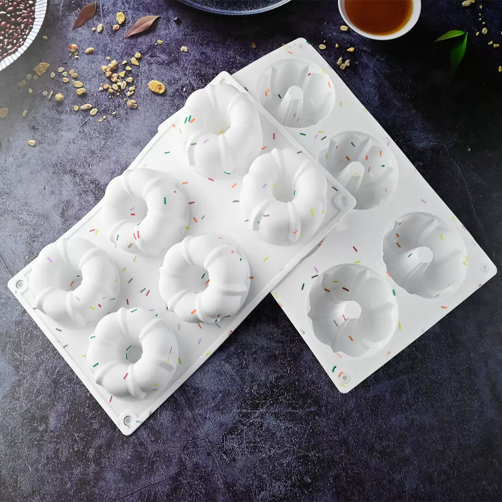 巴西站热销6连复活节南瓜模具家用diy慕斯果冻食品级蛋糕模具