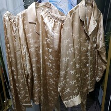 爱马系19mm重磅真丝睡衣情侣男女长袖长裤套装桑蚕丝家居服礼物