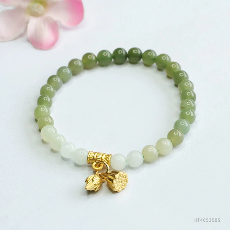 Yiyu Natural Hutian Yu Qingshui градиентный браслет