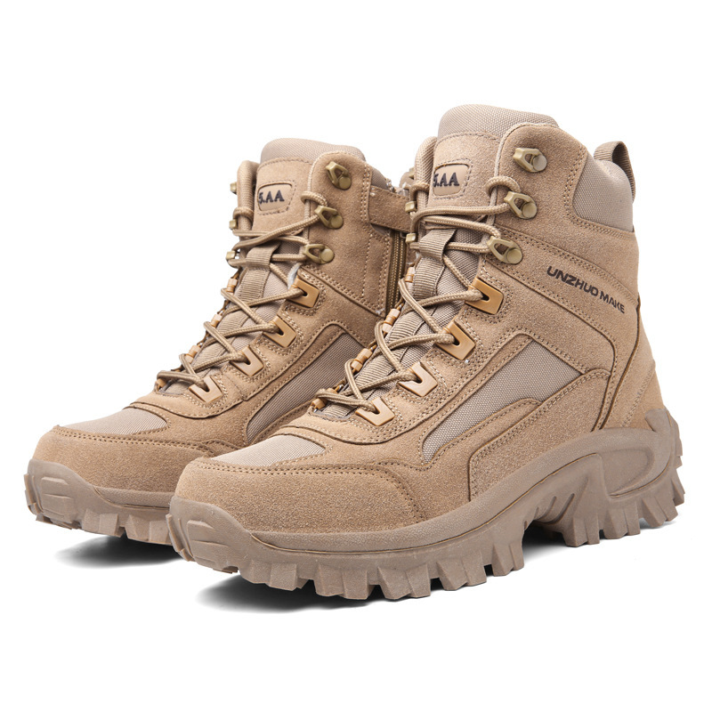 Cross-Border Supply of High-Top Jungle Combat Boots for Outdoor Use, Cross-Border Delta Hiking Shoes, Camping Desert Boots, Combat Boots