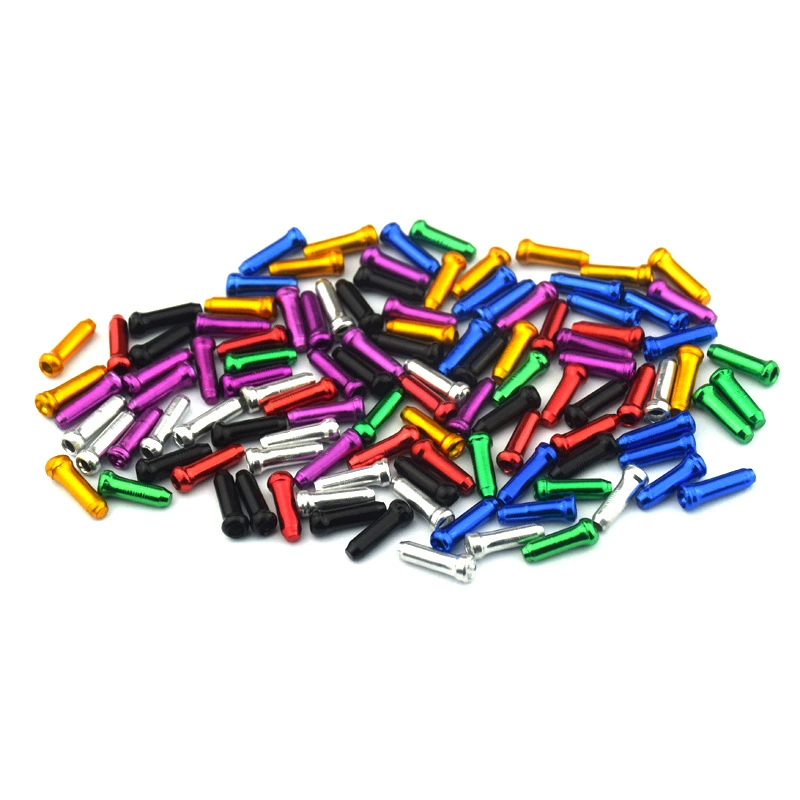 Горный велосипед линия трубка Крышка алюминиевый сплав цвет висит покрытие тормозной магистрали основная крышка линии изменения скорости Хвостовая крышка Украшение велосипеда оптом