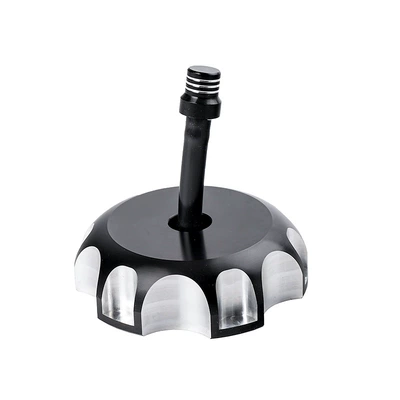 Large Off-Road Fuel Tank: Tank cap - black-fuel-tank-cap