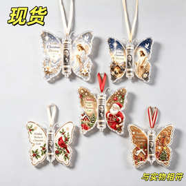 跨境 Butterfly Cash Gift Ornament 圣诞蝴蝶现金礼品装饰挂饰
