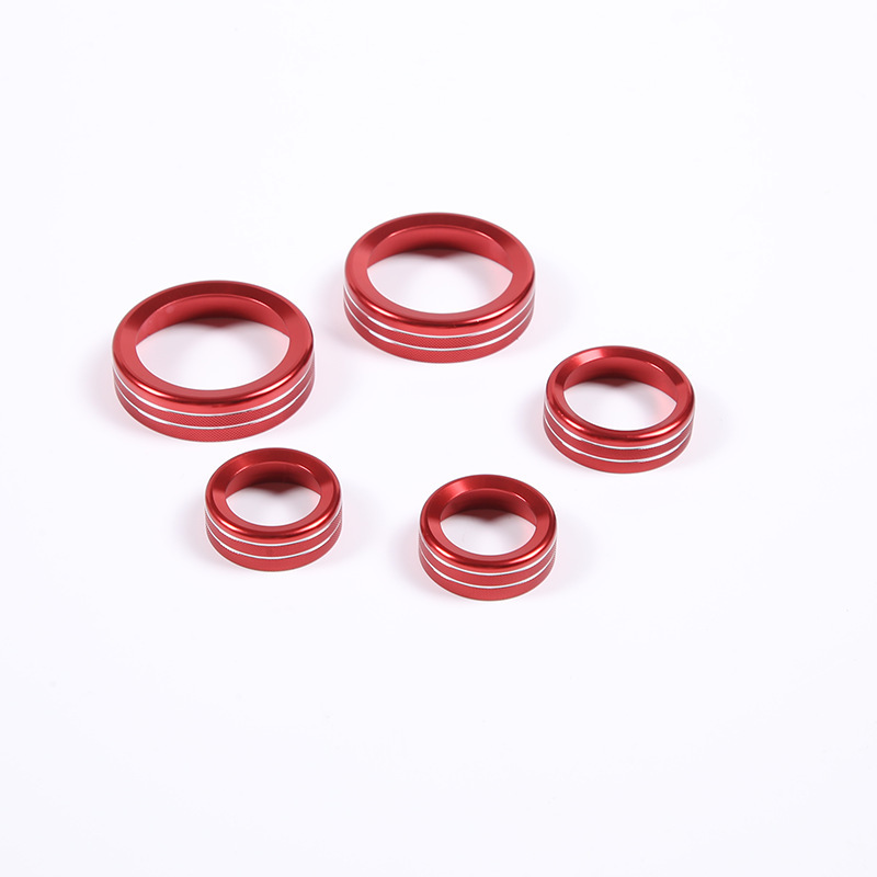 Suitable for 22-24 Ford Maverick Air Conditioning Headlight Knob Decorative Ring Volume Interior Modification