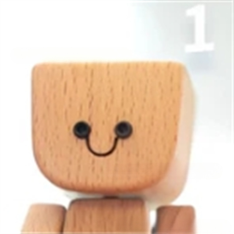跨境新款Shaking Feet Wooden Doll木头人汽车装饰摆件|undefined