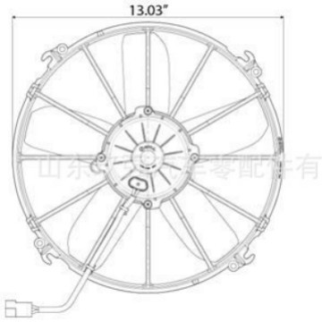 Ventilador de refrigeración para autobús de pasajeros, extractor eléctrico directo de cinco hojas 30102038