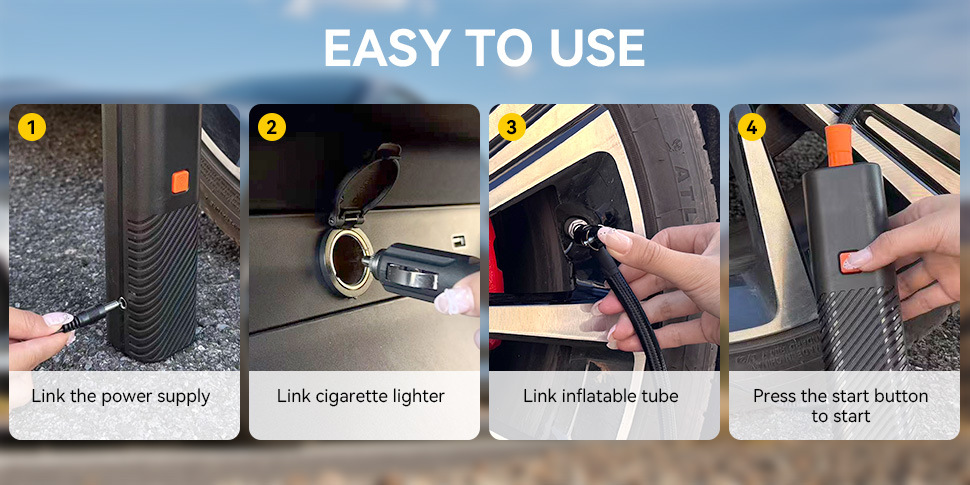 Cross-Border Exclusive Supply of Car Air Pumps, Wireless Portable Car Electric Air Pumps, Multi-Functional Air Pumps