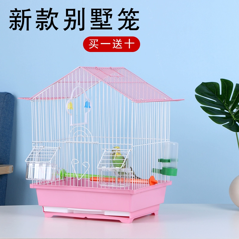 Пионовая клетка для птиц из тигровой кожи