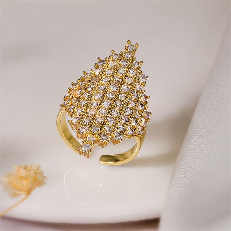 15g Weight Zircon Inlay Material Open Rings Classification Adjustable Ring Size 1 Piece Quantity Casual, Outdoor, Shopping Occasion Copper Material Heart Shape Pattern Women's Gender Inlay Design Basic, Modern Style, Classic Style Style Copper Basic Modern Style Classic Style Inlay Heart Shape Zircon Open Rings 9