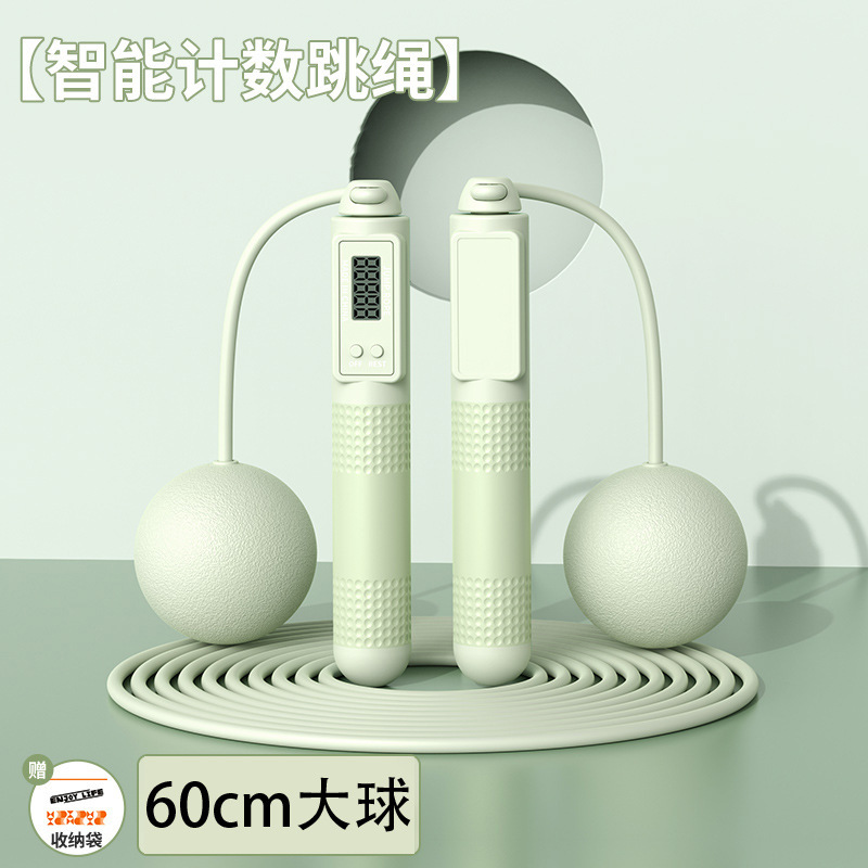 成人款两用跳绳智能计数钢丝绳体育用品家用无绳运动负重跳绳跨境|undefined