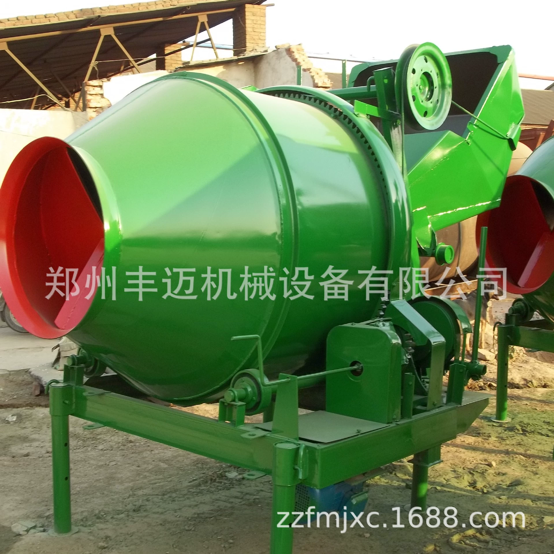 Утолщенный цементный смеситель JZC500, автоматический тяговый бетонный смеситель, роликовый смеситель для растворов