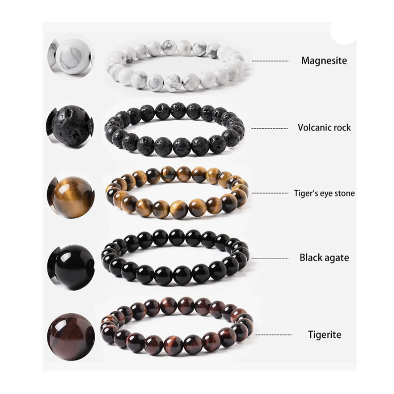 Ethnic Style Geometric Natural Stone Beaded Bracelets display picture 2