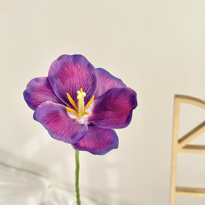 Inswind floreciente Tulipanes color Monae flores simuladas flor de mesa de comedor ramo ornamentos floral decoración floral flores falsas flores