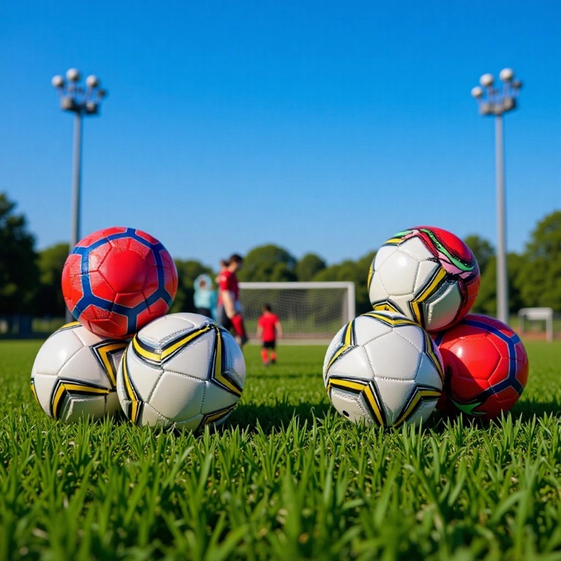 Cross-Border Export of 2026 World Cup Training Balls Pu Machine-Sewn Football Friendship Cup Customization