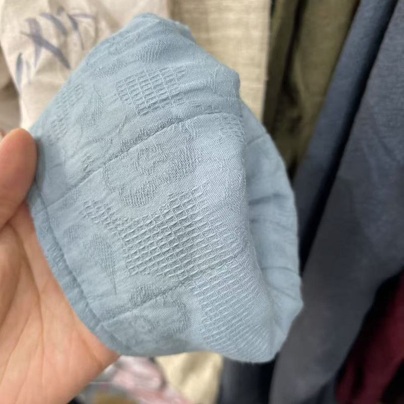 复古中国风两面穿高品质印花麻棉盘扣双层棉衣外套|undefined