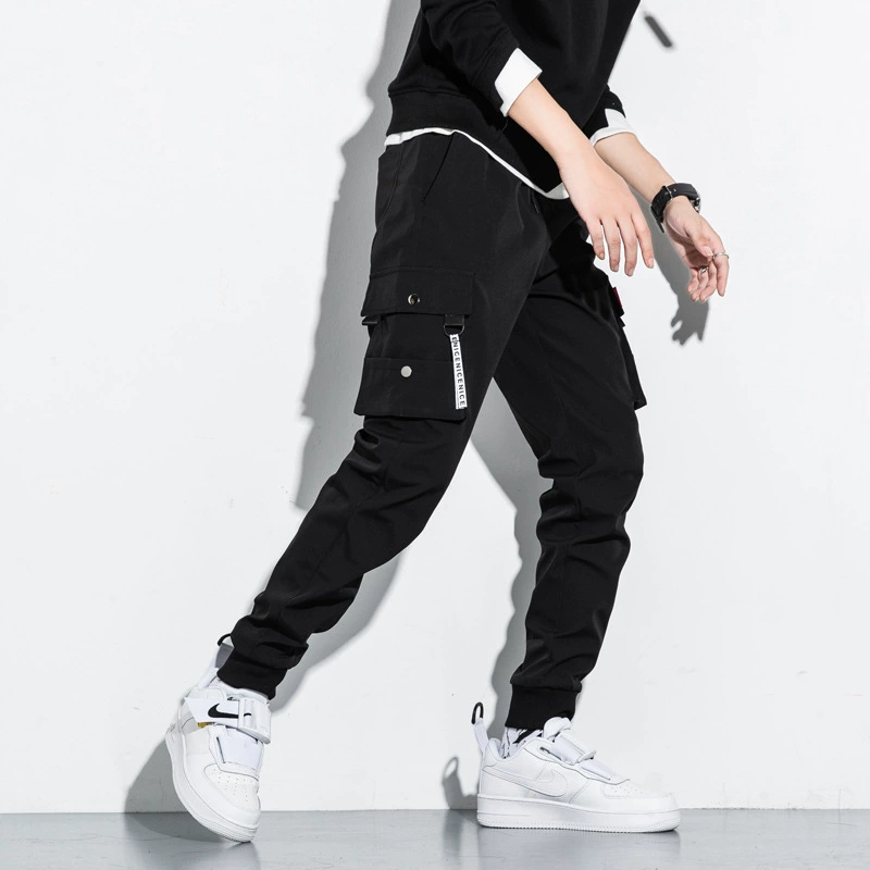 Поколение 2020 осень-зима Новые толстые повседневные брюки больших размеров хлопковые брюки трендовые брюки мужские леггинсы