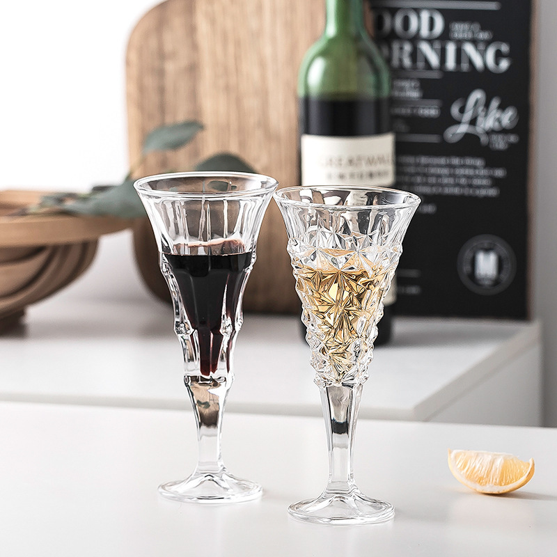 Ins en línea vinos rojos vinos europeos caseros tazas de champagne tazas de cristal sin plomo tazas de pie alto