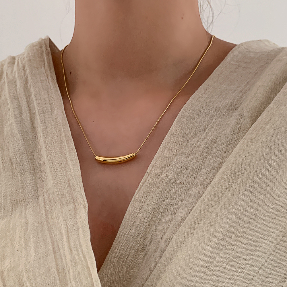 Daily Occasion Simple Style Geometric Alloy Plating Women's Necklace